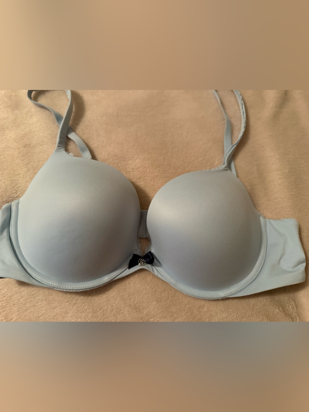 Light Blue Smooth Padded Body Bra with Underwire